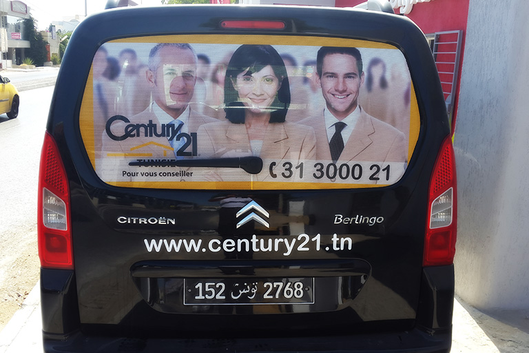 Habillage de véhicule Century21