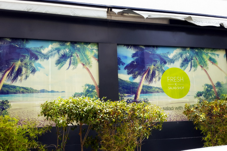 Habillage de Vitrines Fresh