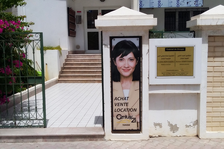 Panneaux publicitaires Century21