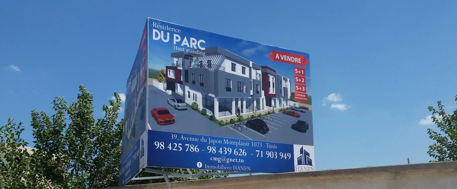 Signalétique pour promoteur immobilier Résidence Du Parc