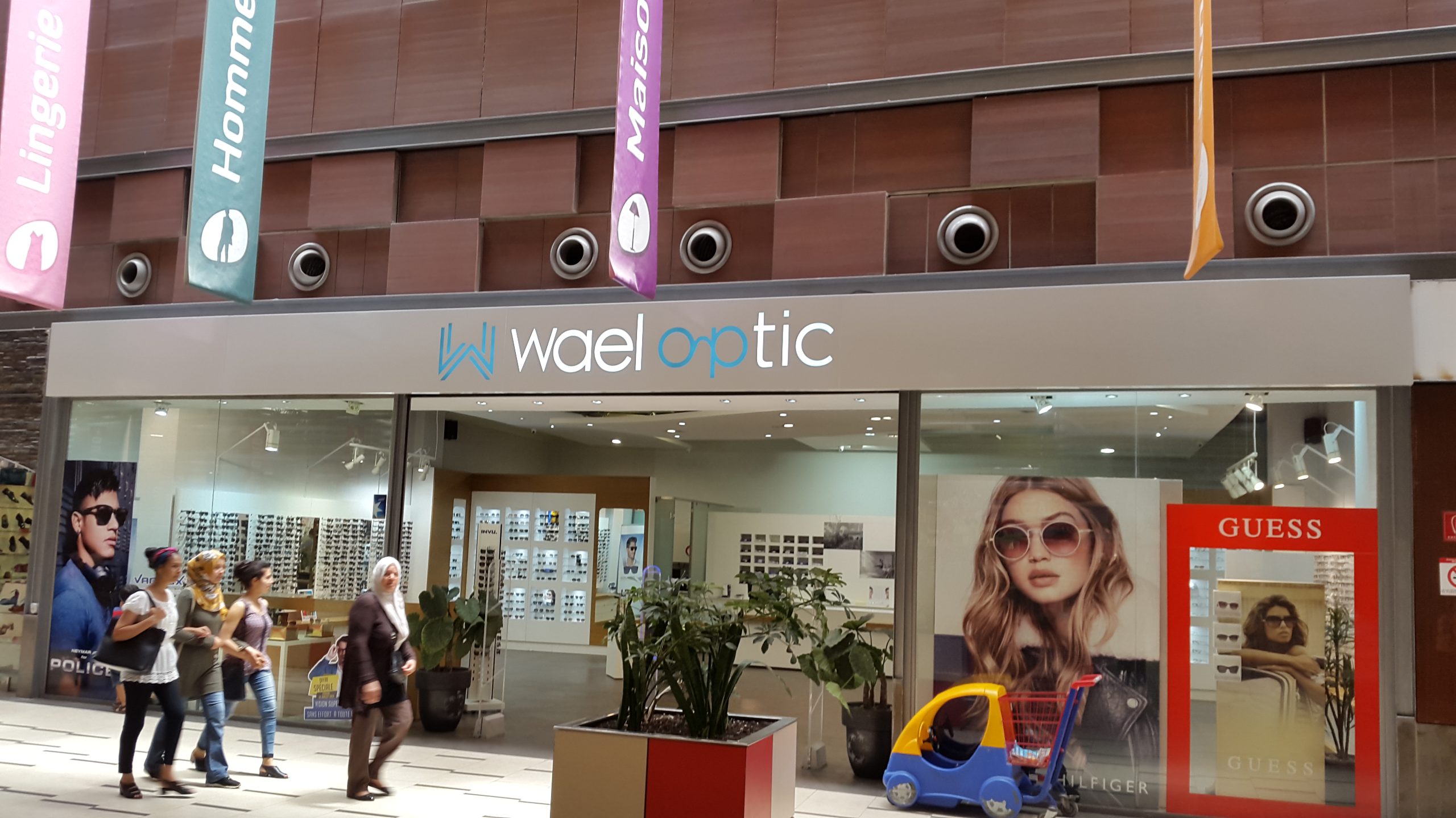 Enseigne lumineuse Wael Optic