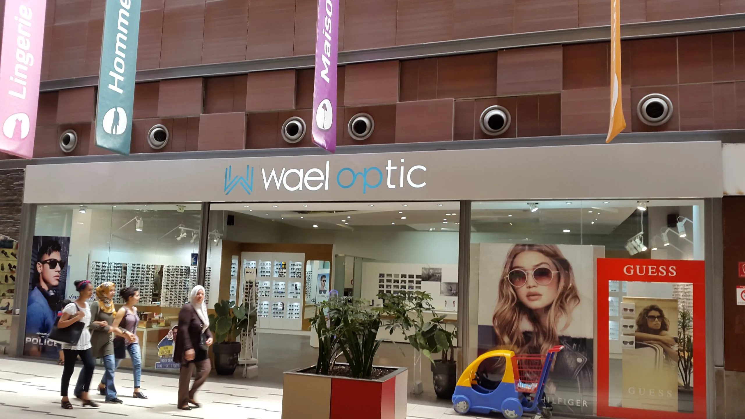 Enseigne lumineuse Wael Optic