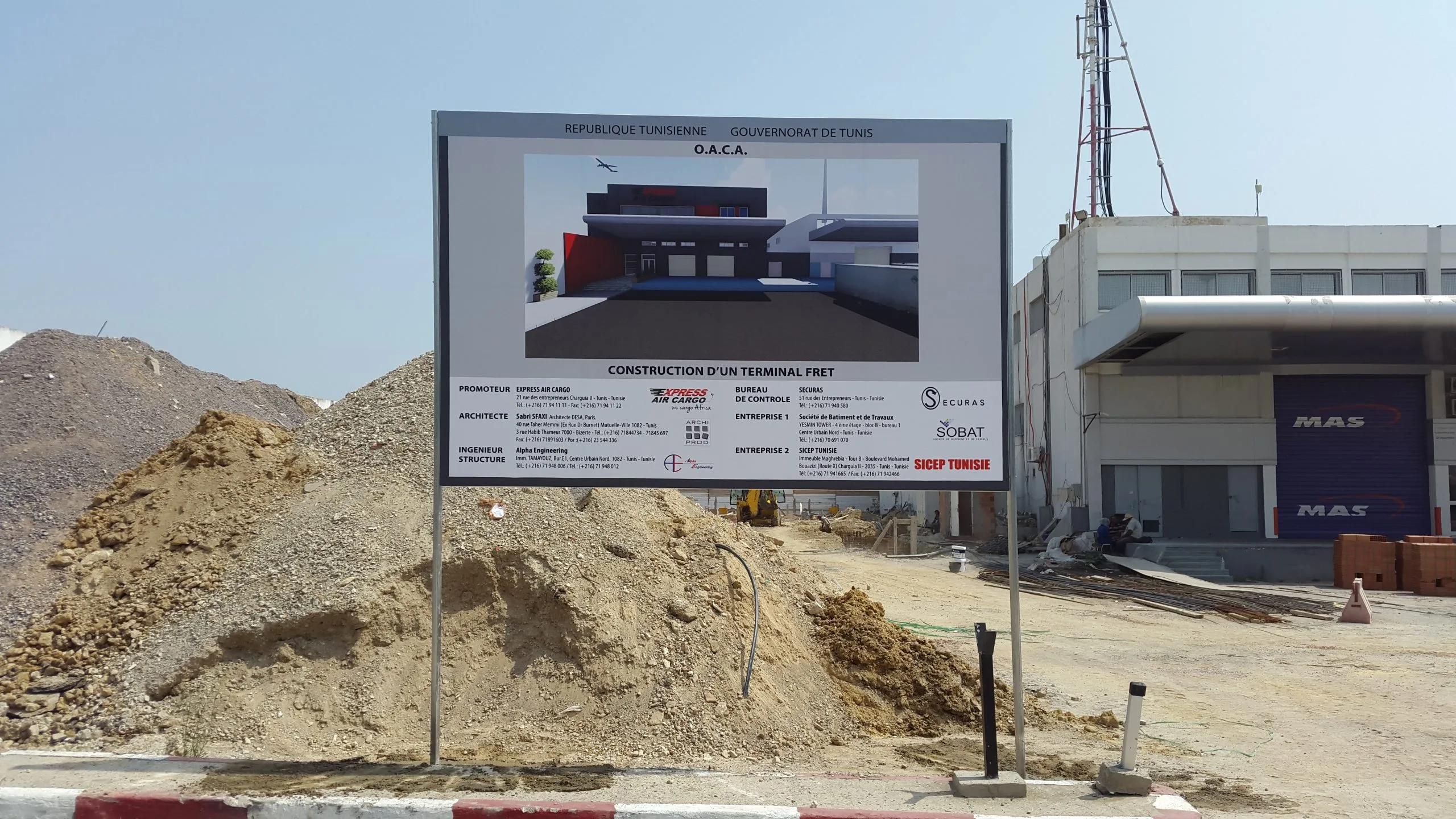 Signalétique pour promoteur immobilier O.A.C.A