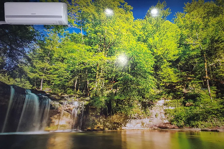 Habillage de mur en vinyle bureau Signarama