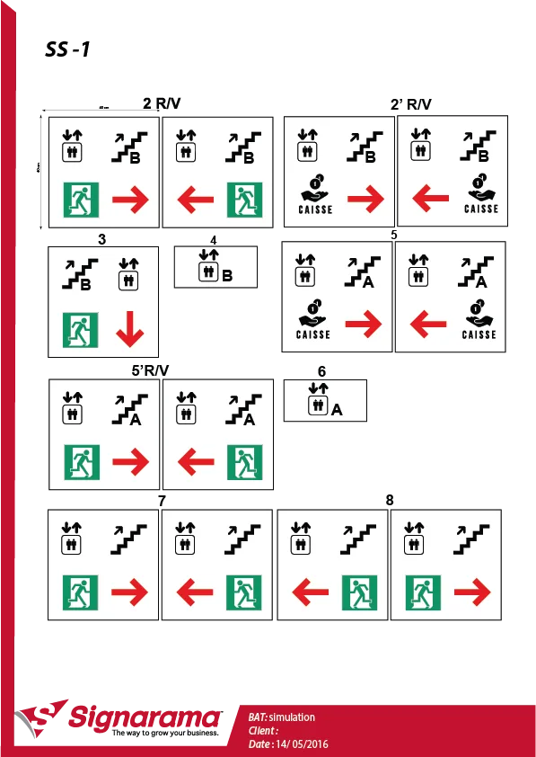 Plaque signalétique