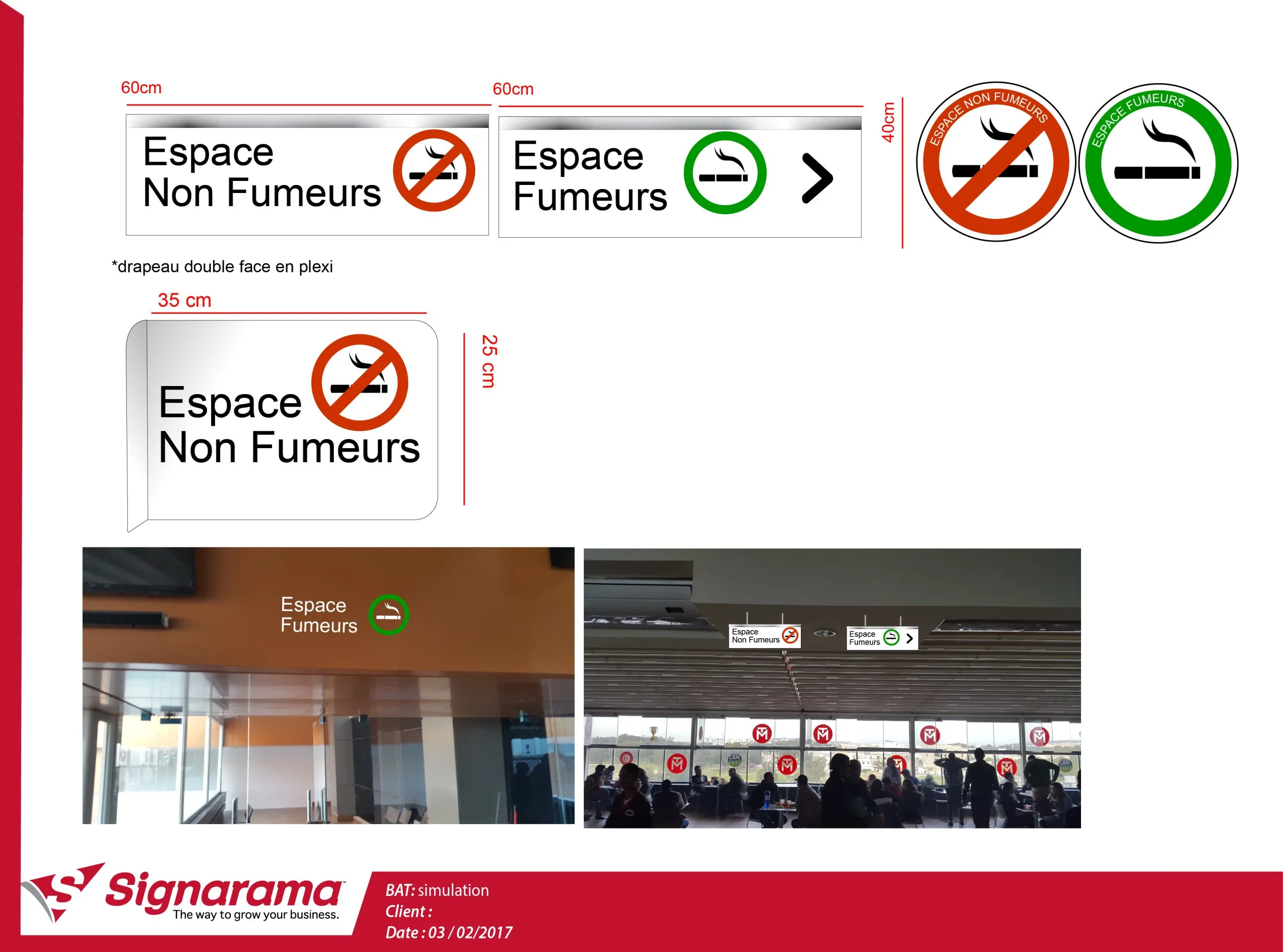 Plaque signalétique