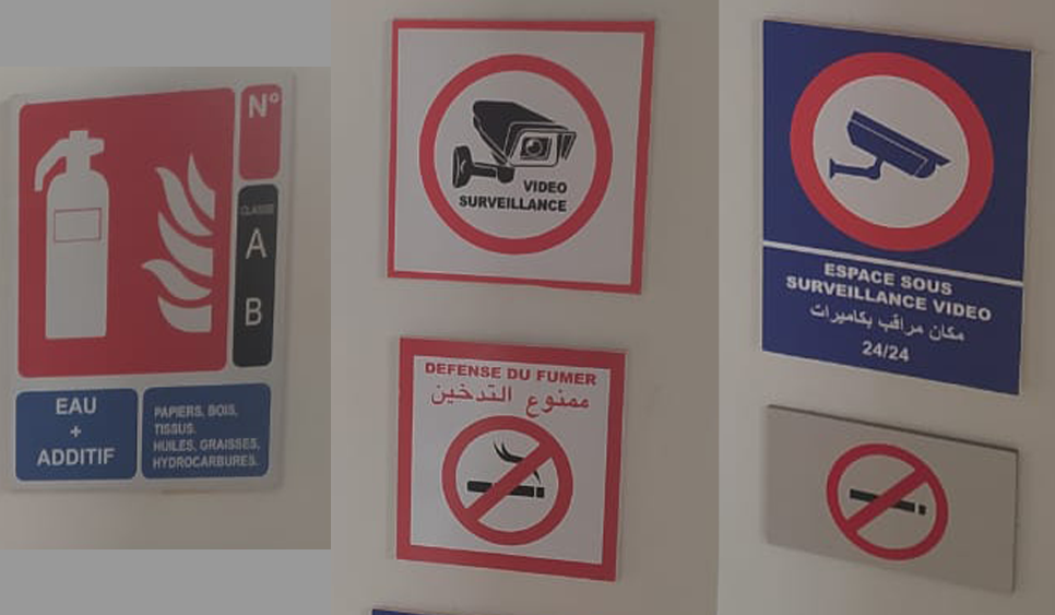 Signalitique de sécurité et d’hygiène